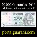 Billetes 2015 2- 20.000 Guaranes